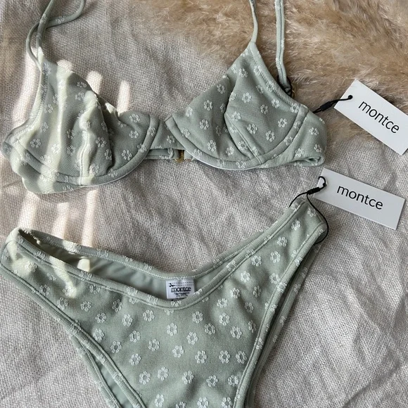NWT Montce Jade Floral Bikini Size XS Sold Separately - Picture 5 of 6